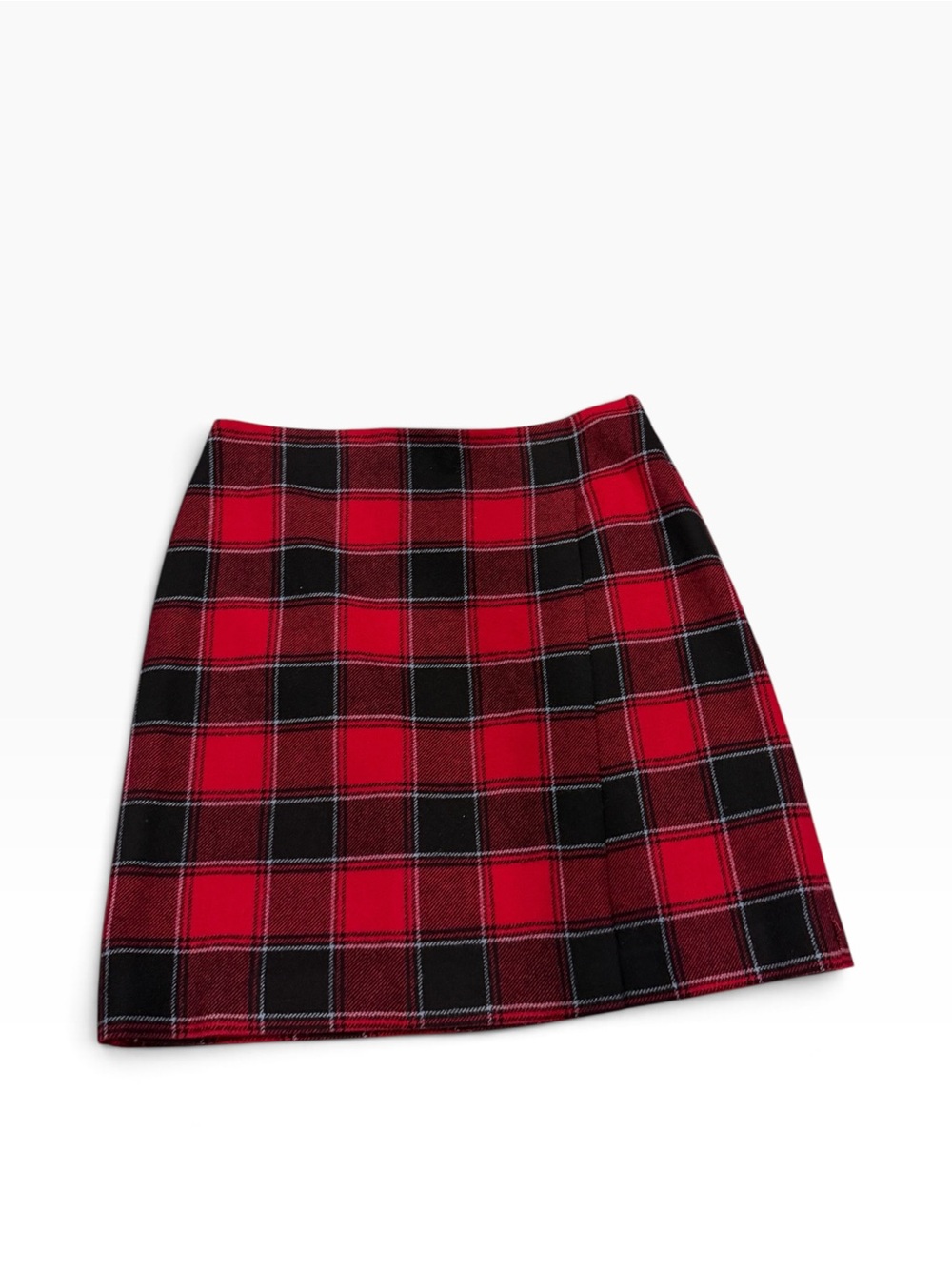 Talbots Red & Black Plaid Skirt – Size 10